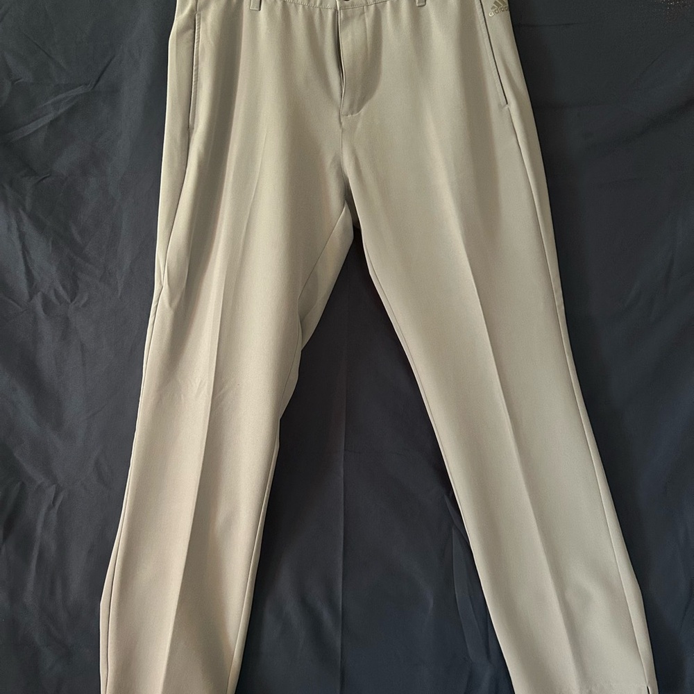adidas Men's Chino-Style Pants in Light Beige